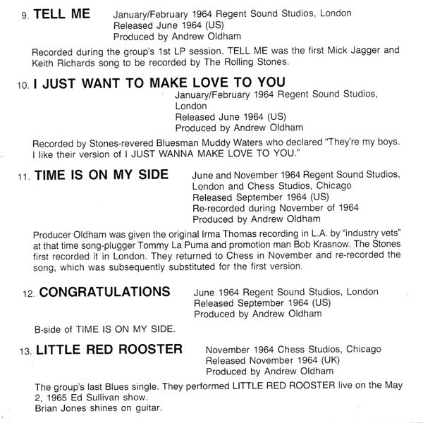 The Rolling Stones -Singles Collection ✱ The London Years