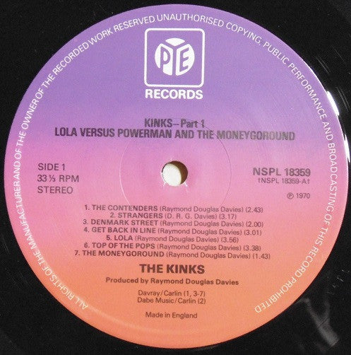 The Kinks -Part 1 Lola Versus Powerman And The Moneygoround