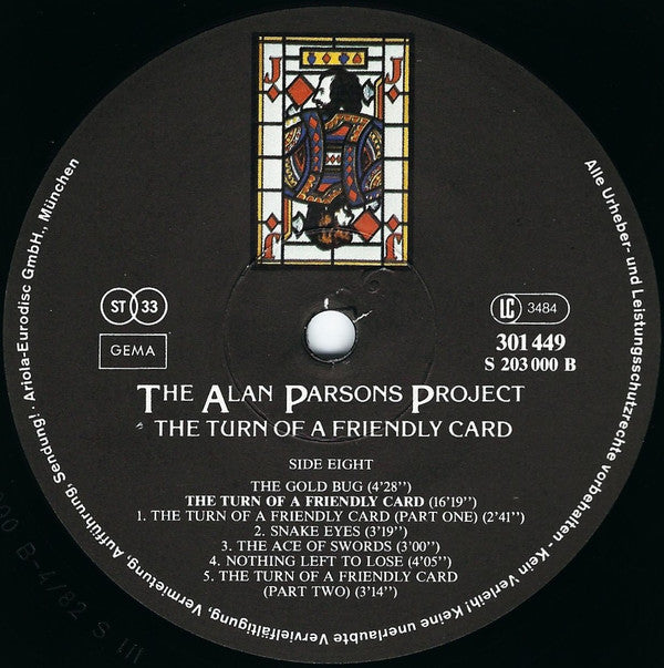 The Alan Parsons Project -I Robot / Pyramid / Eve / The Turn Of A Friendly Card