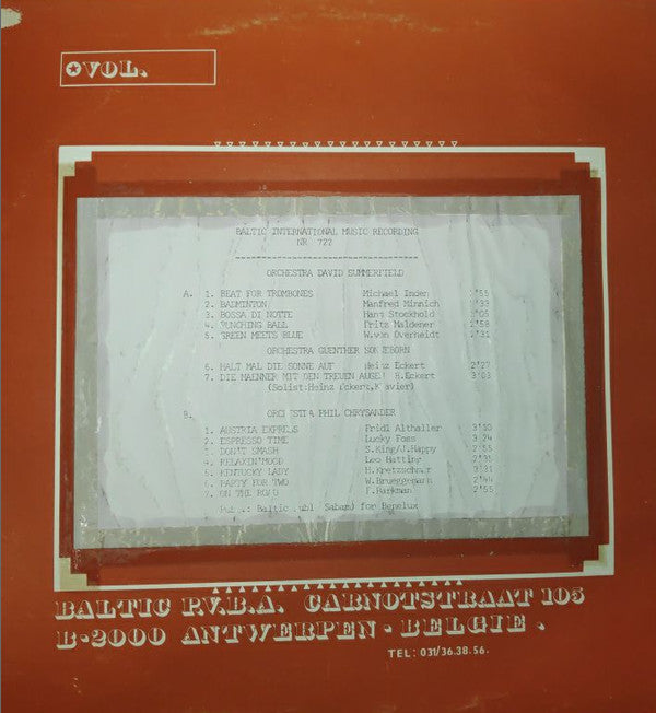 Various - Baltic International Music Recording Nr 722