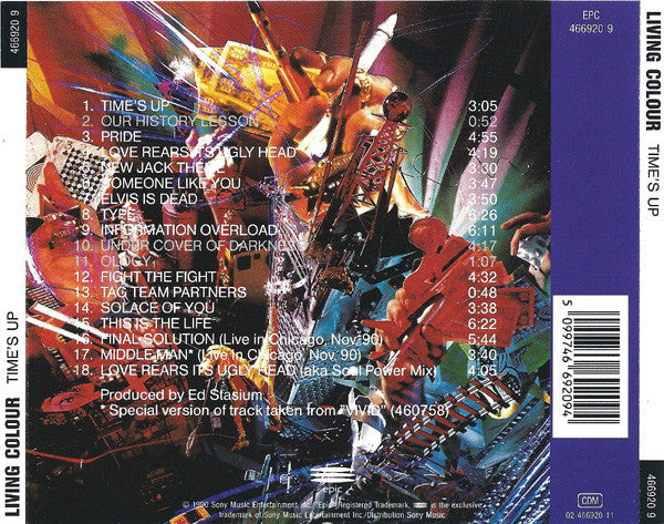Living Colour -Time's Up