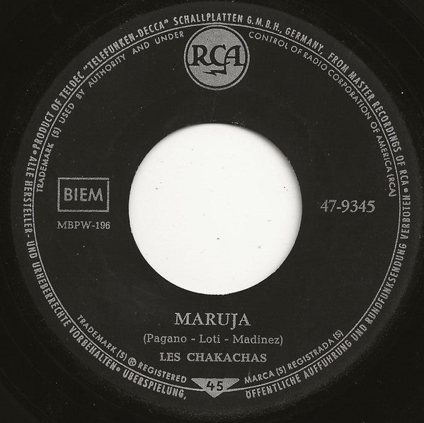 Les Chakachas* - La Pachanga