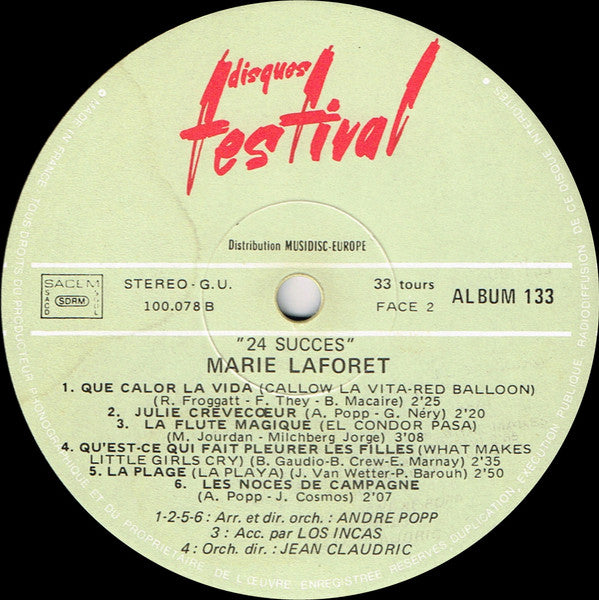 Marie Laforet* -24 Succès