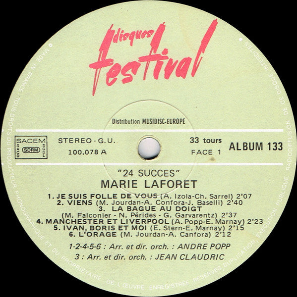 Marie Laforet* -24 Succès