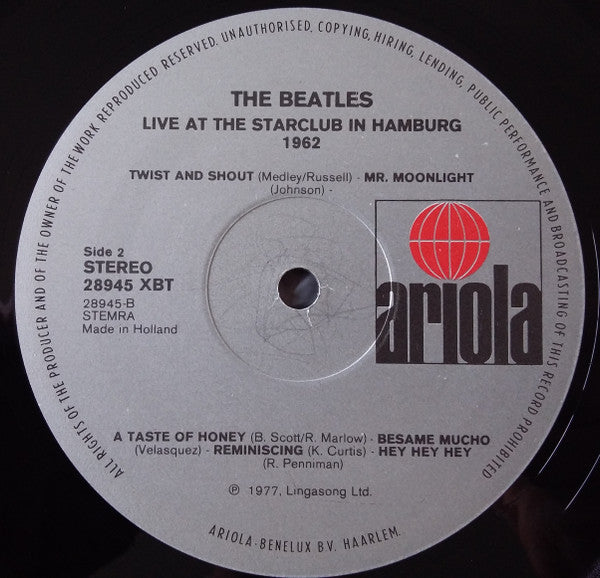 The Beatles -Live! At The Star-Club In Hamburg, Germany; 1962