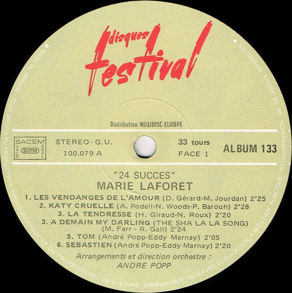 Marie Laforet* -24 Succès
