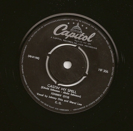 Johnny Otis -Telephone Baby / Castin' My Spell