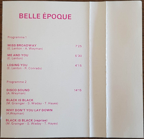 Belle Epoque -Miss Broadway