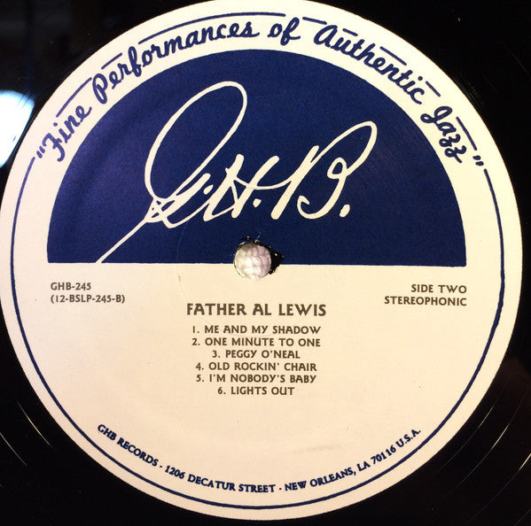 Father Al Lewis* With Lars Edegran's New Orleans Jazz Band -Father Al Lewis