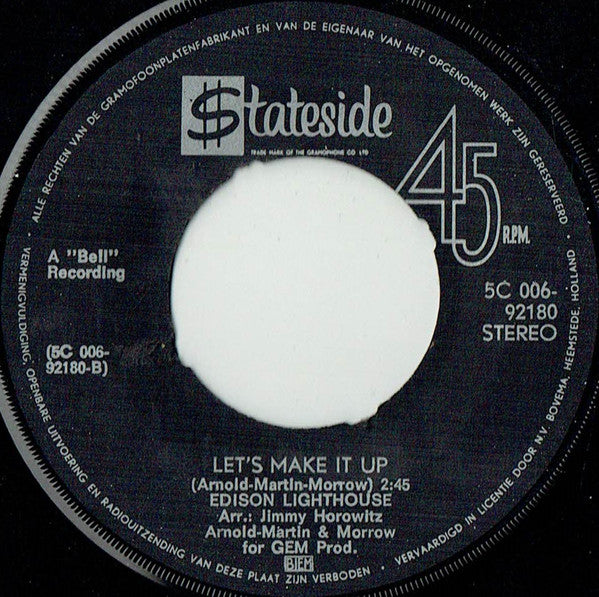 Edison Lighthouse -It's Up To You Petula