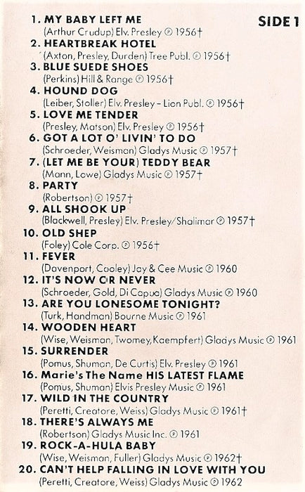 Elvis Presley -40 Greatest Hits