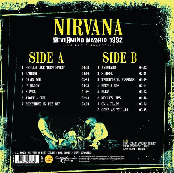 Nirvana - Nevermind Madrid 1992 (Live Radio Broadcast)