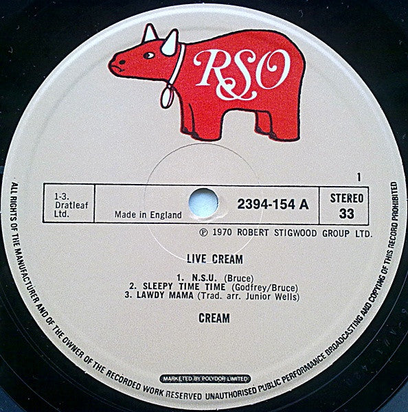 Cream (2) -Live Cream