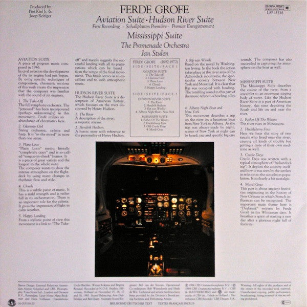 Ferde Grofe* - The Promenade Orchestra*, Jan Stulen -Aviation Suite • Hudson River Suite • Mississippi Suite