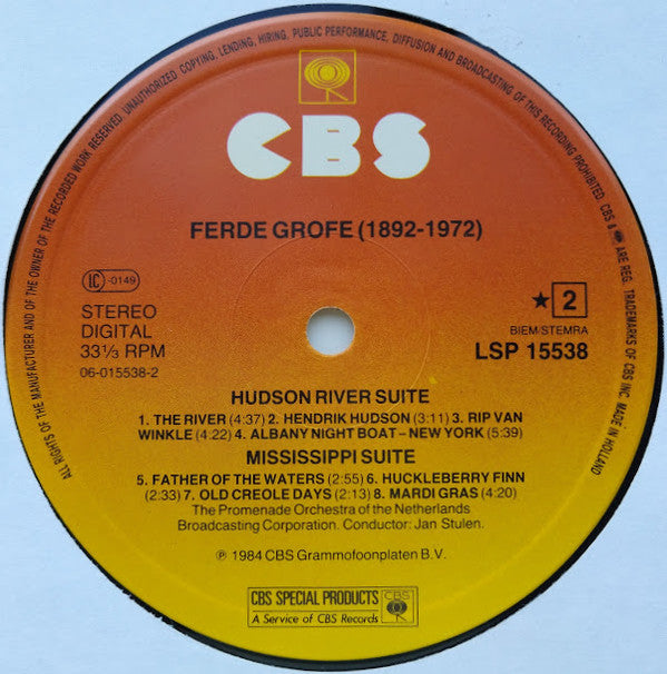 Ferde Grofe* - The Promenade Orchestra*, Jan Stulen -Aviation Suite • Hudson River Suite • Mississippi Suite