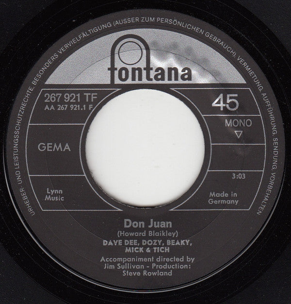Dave Dee, Dozy, Beaky, Mick & Tich -Don Juan