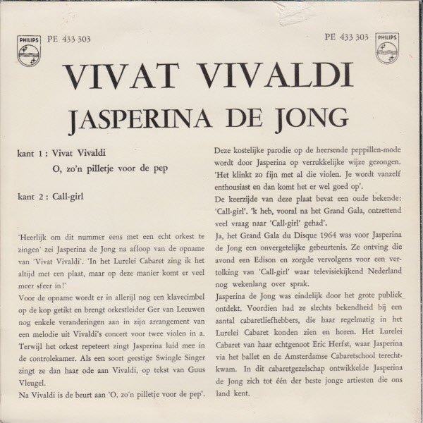 Jasperina De Jong -Vivat Vivaldi!
