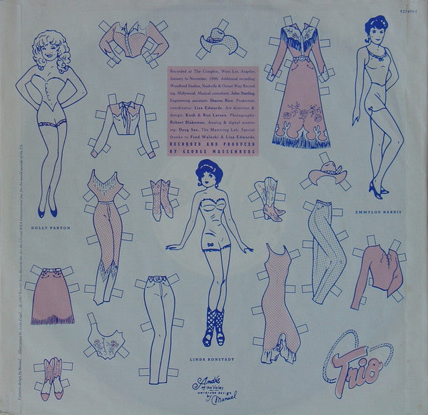 Dolly Parton, Linda Ronstadt, Emmylou Harris -Trio