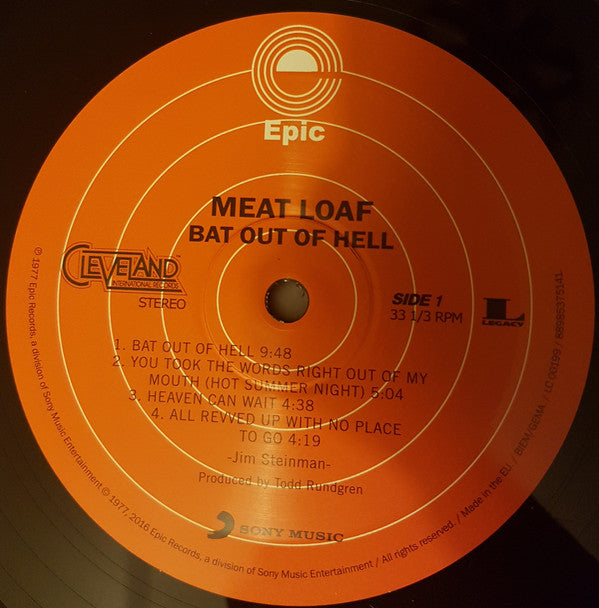 Meat Loaf -Bat Out Of Hell