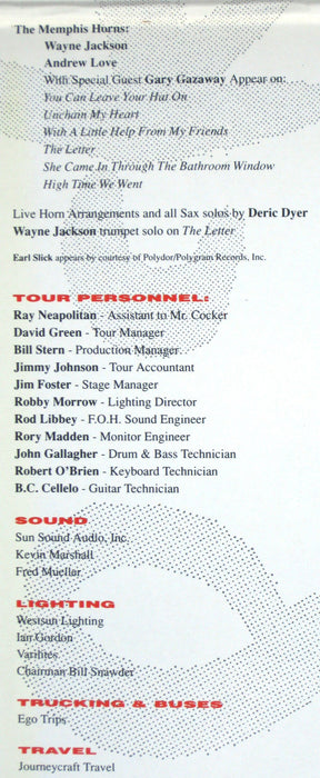 Joe Cocker -Joe Cocker Live!