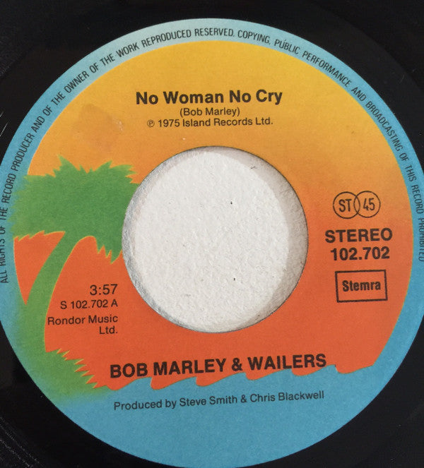 Bob Marley & The Wailers -No Woman, No Cry "Live Version"