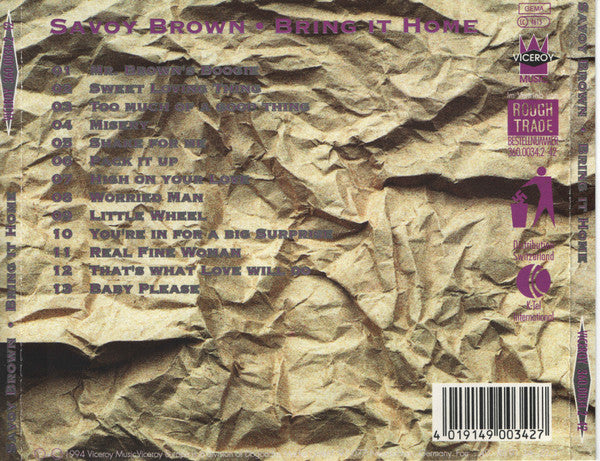 Savoy Brown / Kim Simmonds -Bring It Home