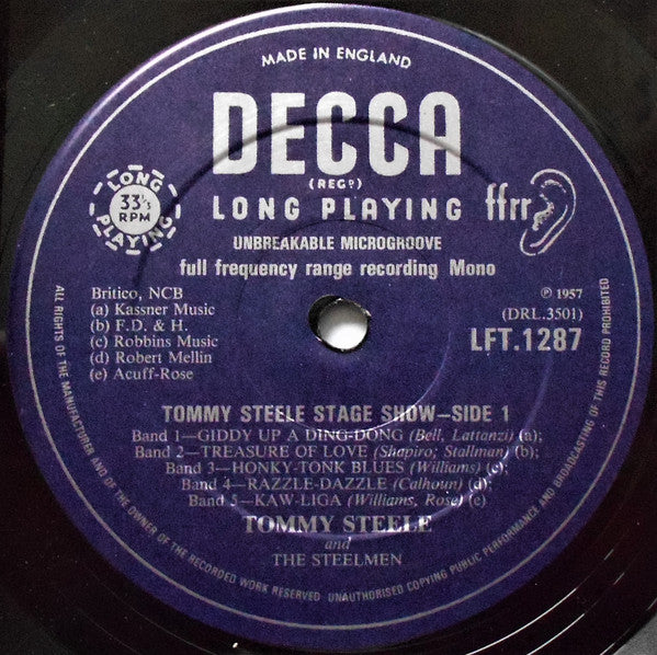 Tommy Steele -Tommy Steele Stage Show