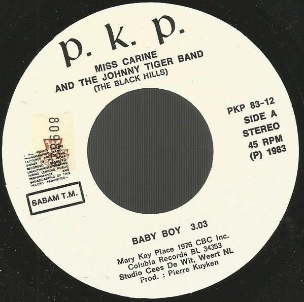 Miss Carine And The Johnny Tiger Band -Baby Boy / To Daddy