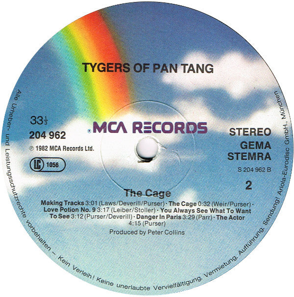 Tygers Of Pan Tang -The Cage