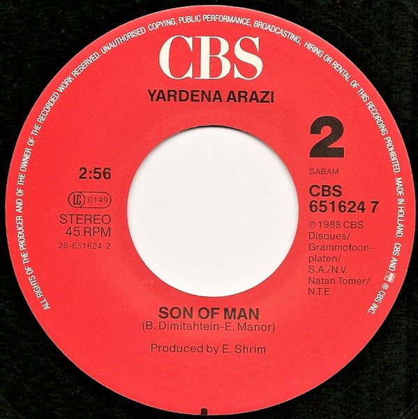 Yardena Arazi -Ben Adam