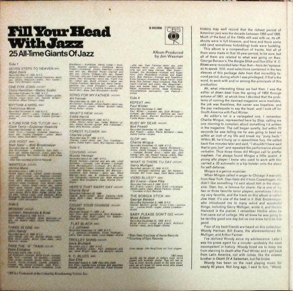 Various - Fill Your Head With Jazz