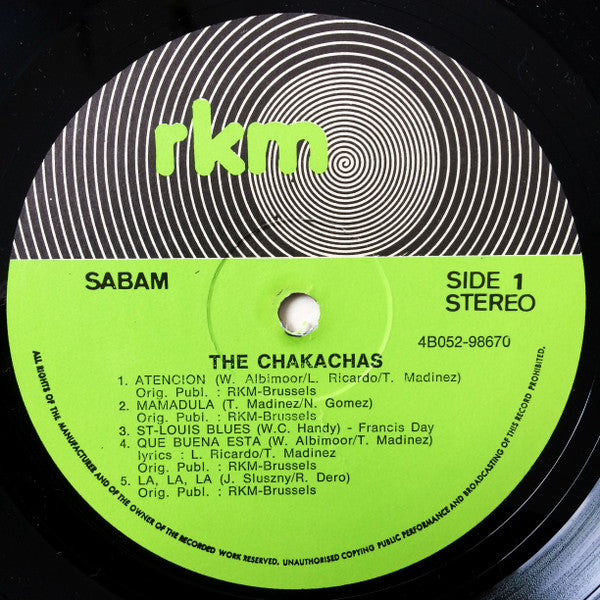 The Chakachas* -The Chakachas