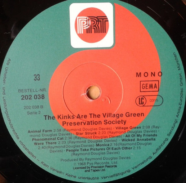 The Kinks -The Kinks Are The Village Green Preservation Society
