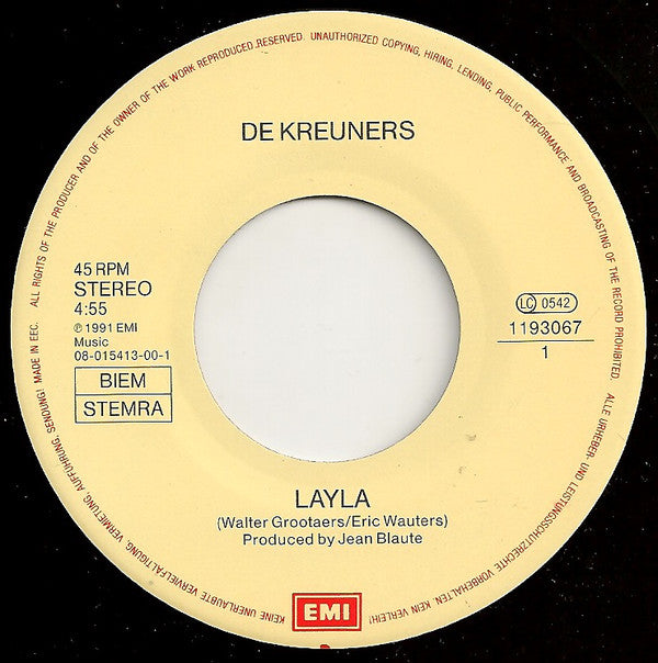 De Kreuners -Layla