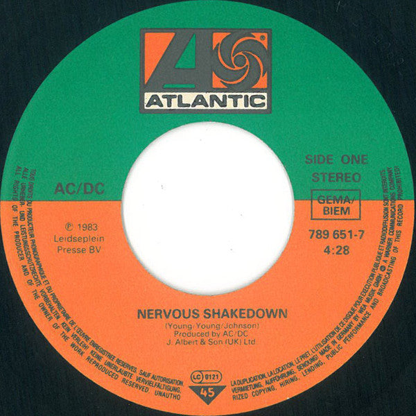 AC/DC -Nervous Shakedown