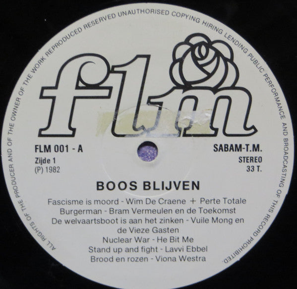 Various -Boos Blijven