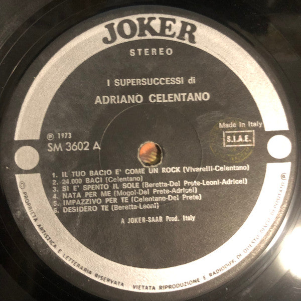 Adriano Celentano -12 Supersuccessi