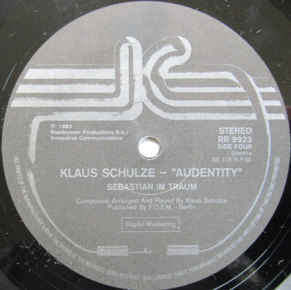 Klaus Schulze -Audentity