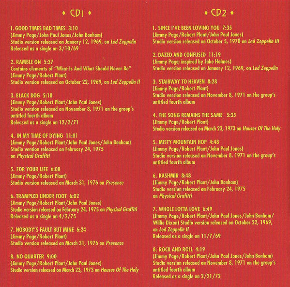 Led Zeppelin -Celebration Day