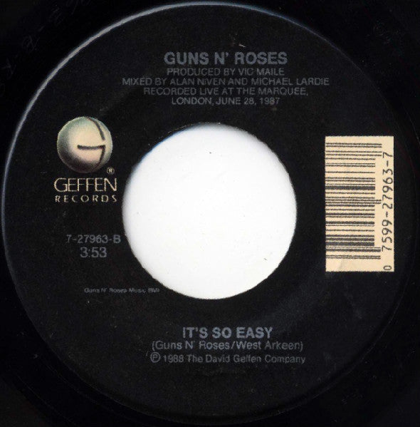 Guns N' Roses -Sweet Child O' Mine