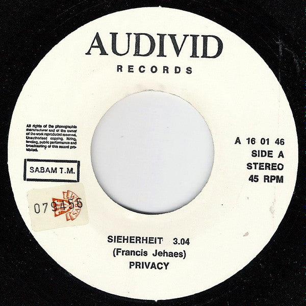 Privacy (2) - Sicherheit