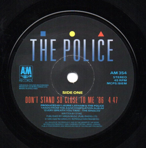 The Police -Don't Stand So Close To Me '86