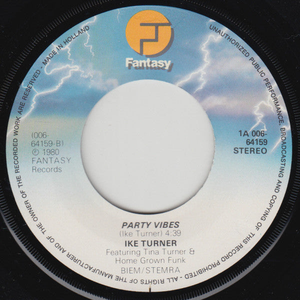 Ike Turner Featuring Tina Turner And Home Grown Funk -Shame, Shame, Shame