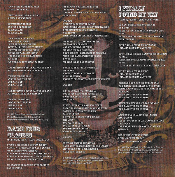 Kiss - Psycho Circus