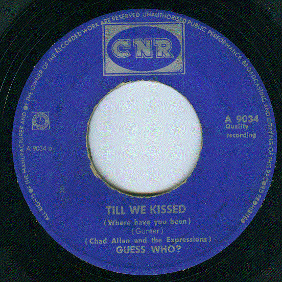 Guess Who?* -Shakin' All Over / Till We Kissed