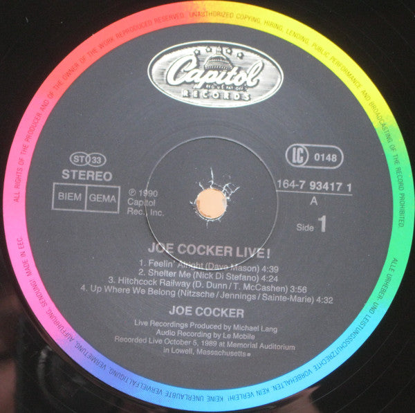 Joe Cocker -Joe Cocker Live!