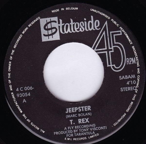 T. Rex -Jeepster / Life's A Gas