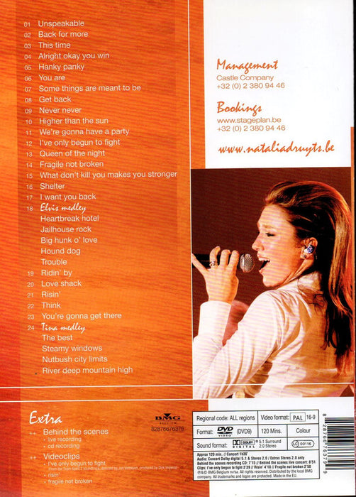 Natalia (3) -Back For More Live