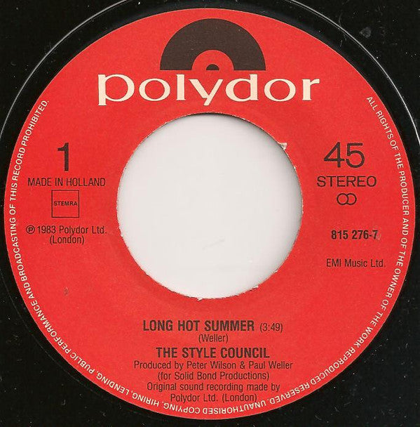 The Style Council -Long Hot Summer