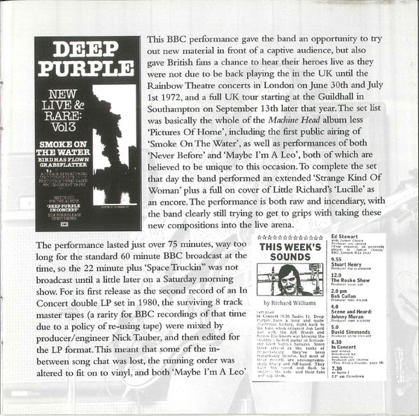 Deep Purple -In Concert '72